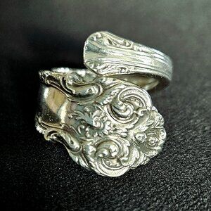 Sterling Silver Reed & Barton French Renaissance Ring  Sz 6.5 Ring 7.66g